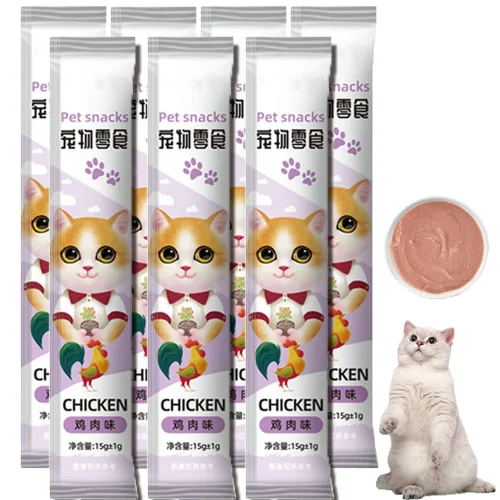 Squeezable Puree Cat Treats