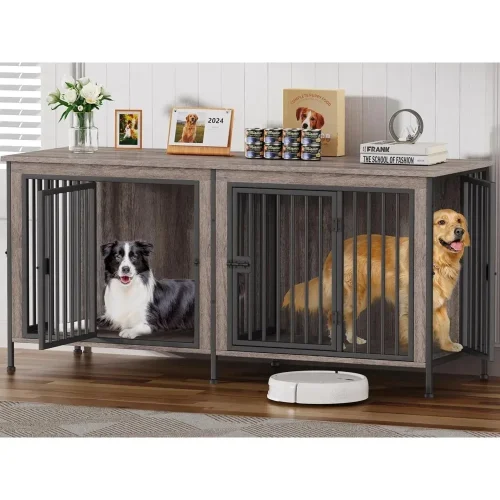 Wooden Crate Furniture for 2 Pets