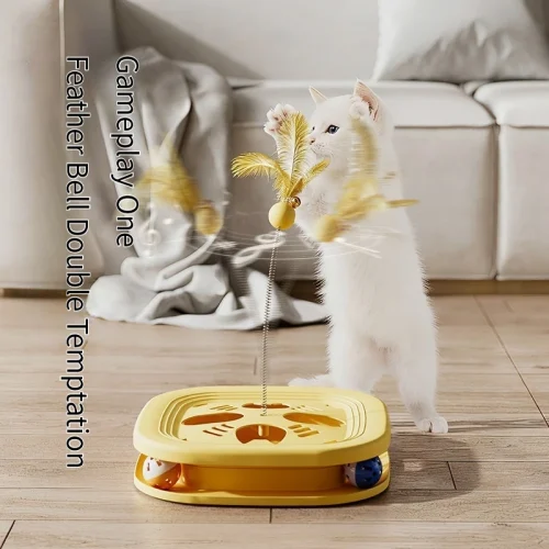 3 in 1 Cat Interactive Toy Puzzle