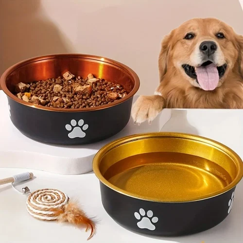 Anti-Slip, Stainless Steel Dog Bowls